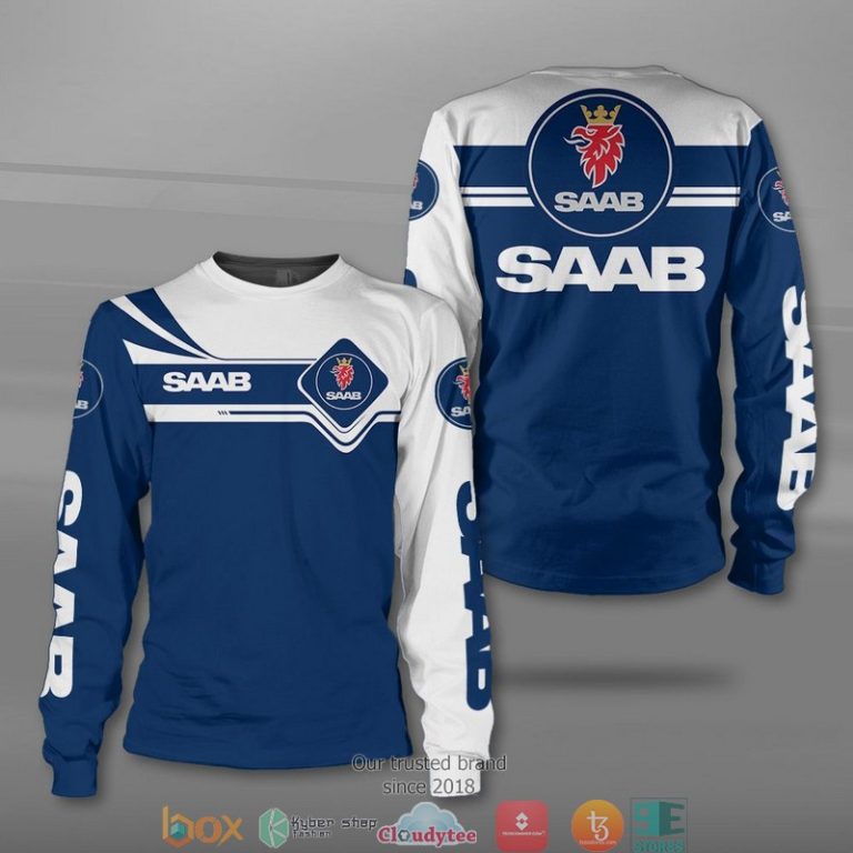 Saab-Automobile-Car-Motor-3D-Shirt-Hoodie-3