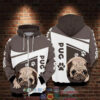 Sad Pug Dog 3D Hoodie