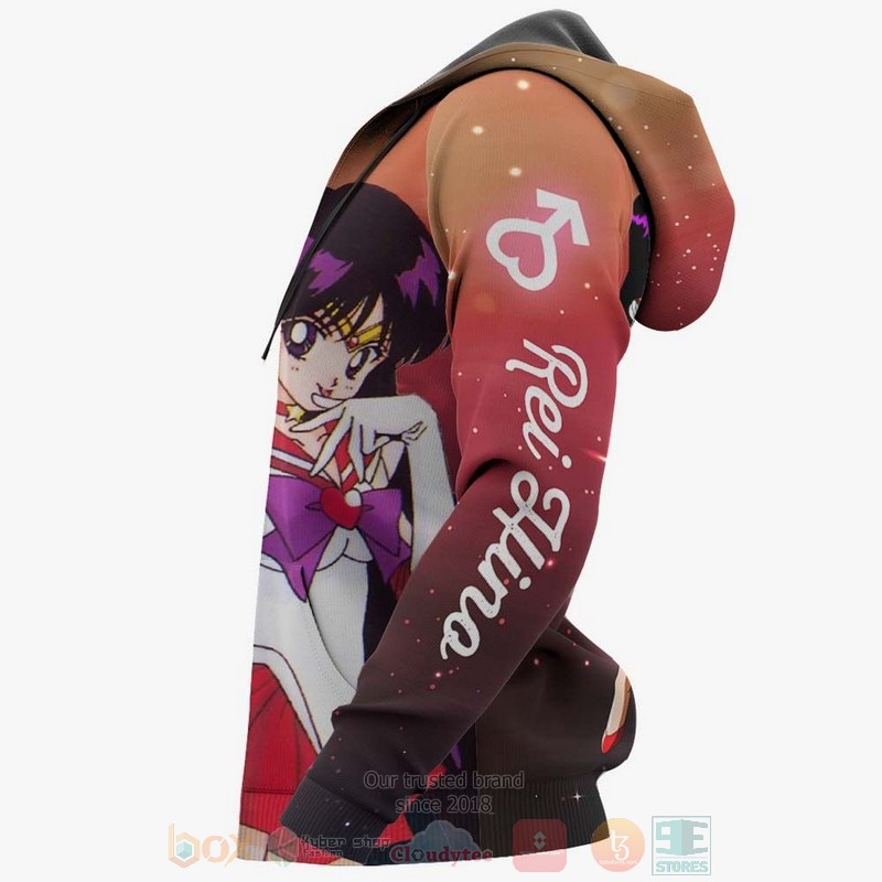 Sailor Mars Rei Hino Sailor Moon Anime 3D Hoodie Sailor Mars Rei Hino Sailor Moon Anime 3D Hoodie