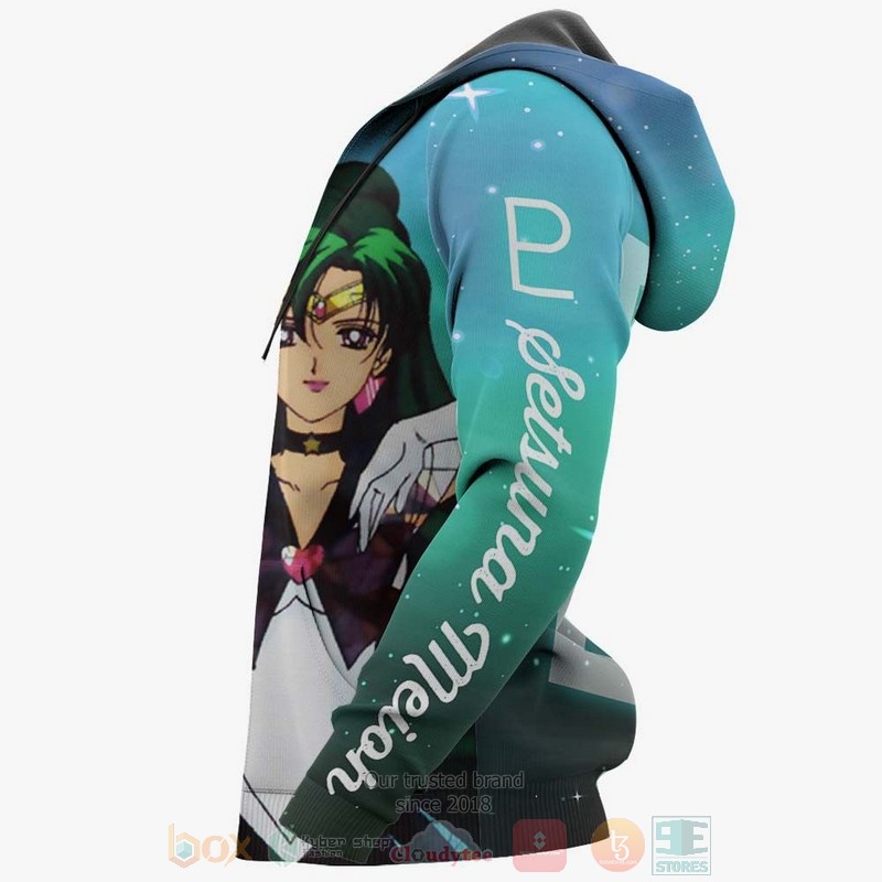 Sailor Pluto Setsuna Meioh Sailor Moon Anime 3D Hoodie Sailor Pluto Setsuna Meioh Sailor Moon Anime 3D Hoodie