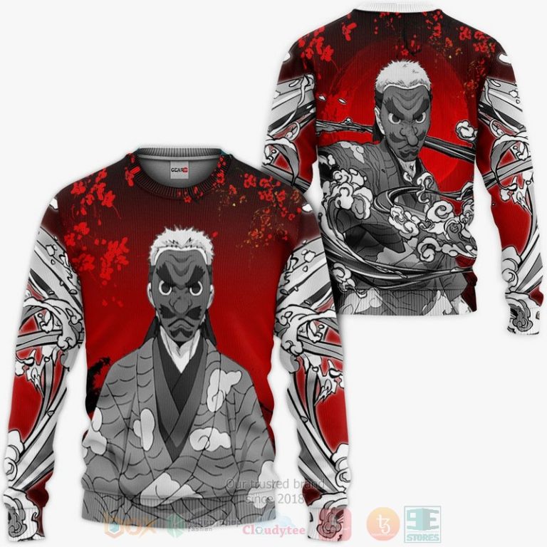 Sakonji-Urokodaki-Custom-Kimetsu-Anime-Red-3D-Hoodie-Bomber-Jacket-2