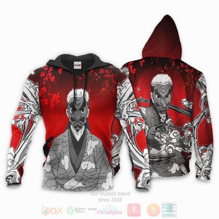 Sakonji-Urokodaki-Custom-Kimetsu-Anime-Red-3D-Hoodie-Bomber-Jacket-3