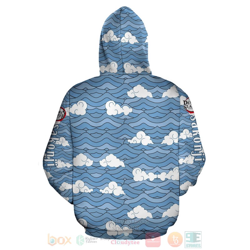 Sakonji Zip Kimetsus Anime 3D Zip Hoodie Sakonji Zip Kimetsus Anime 3D Zip Hoodie