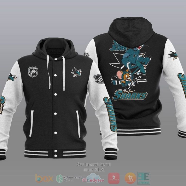 San-Jose-Sharks-Nhl-Tom-And-Jerry-Baseball-Hoodie-Jacket-1