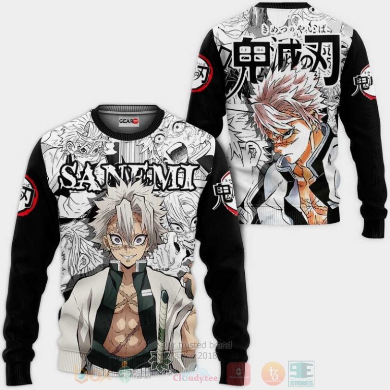 Sanemi-Shinazugawa-Custom-Kimetsu-Anime-Manga-3D-Hoodie-Bomber-Jacket-2