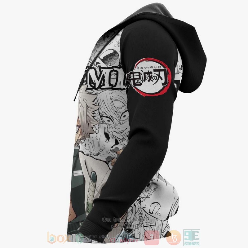 Sanemi Shinazugawa Custom Kimetsu Anime-Manga 3D Hoodie Sanemi Shinazugawa Custom Kimetsu Anime-Manga 3D Hoodie