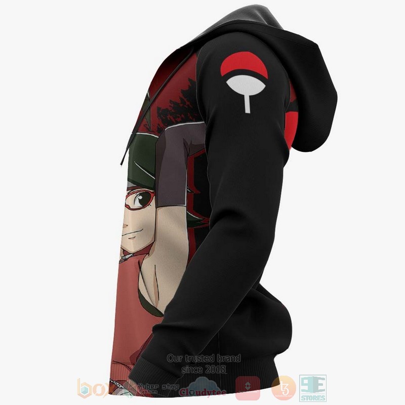 Sarada Uchiha Custom Brt Anime 3D Hoodie Sarada Uchiha Custom Brt Anime 3D Hoodie