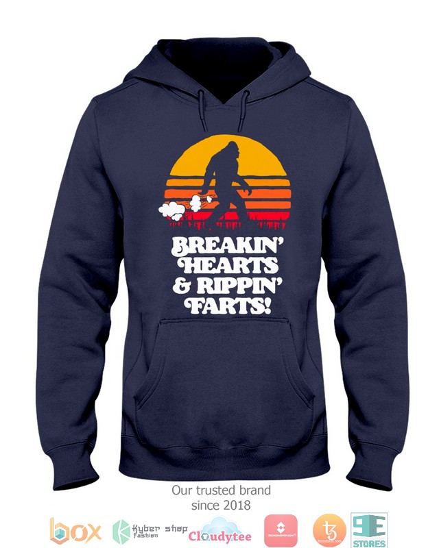 Sasquatch Breakin Hearts And Rippin Farts Bigfoot Sun Shirt Sasquatch Breakin Hearts And Rippin Farts Bigfoot Sun Shirt