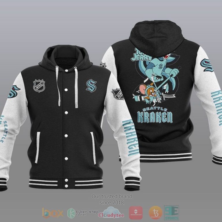 Seattle-Kraken-Nhl-Tom-And-Jerry-Baseball-Hoodie-Jacket-1