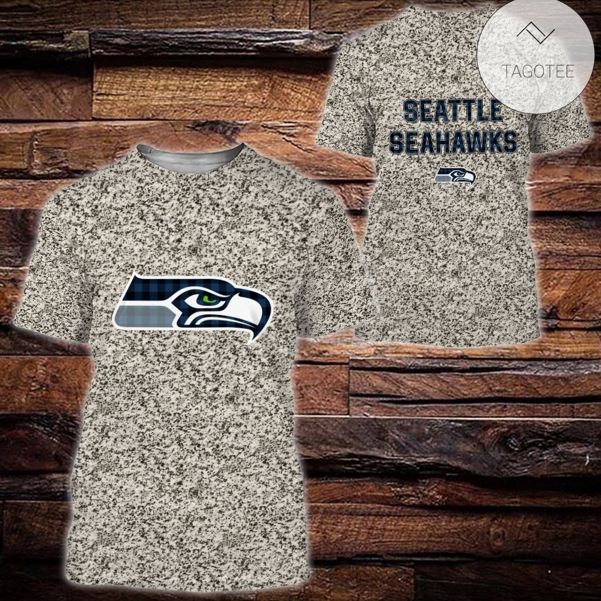 Seattle Seahawks Plaid Flannel All Over Print Hoodie Seattle Seahawks Plaid Flannel All Over Print Hoodie