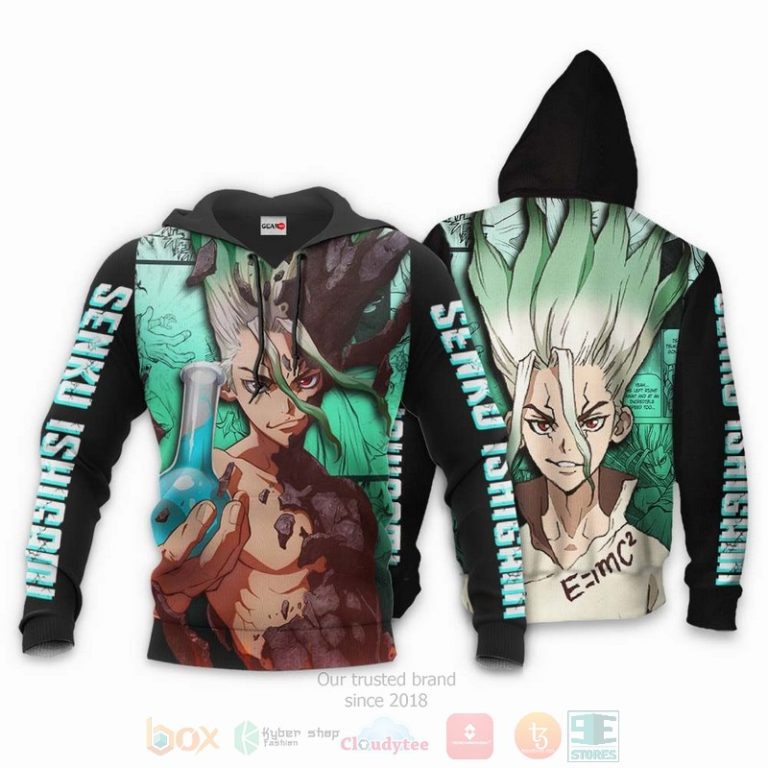 Senku-Ishigamis-Dr-Stone-Anime-3D-Hoodie-Bomber-Jacket-3