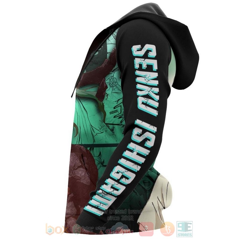 Senku Ishigamis Dr Stone Anime 3D Hoodie Senku Ishigamis Dr Stone Anime 3D Hoodie