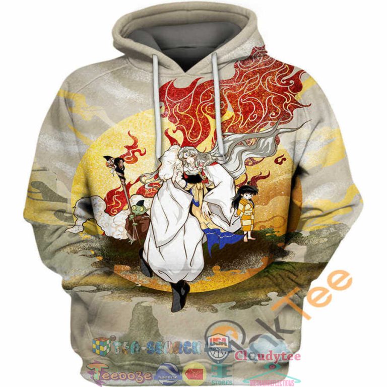 Sesshoumaru-Inuyasha-Manga-Hoodie-3D-1