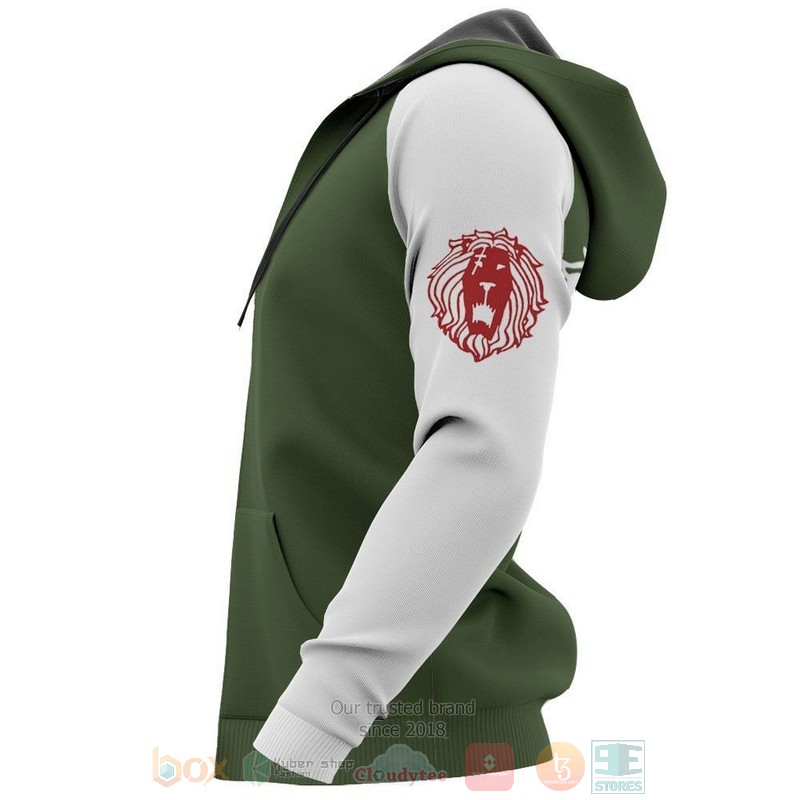 Seven Deadly Sins Escanor Uniform Anime 3D Hoodie Seven Deadly Sins Escanor Uniform Anime 3D Hoodie