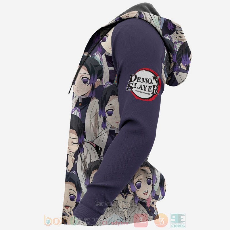 Shinobu Kocho Custom Kimetsu Anime Purple 3D Hoodie Shinobu Kocho Custom Kimetsu Anime Purple 3D Hoodie