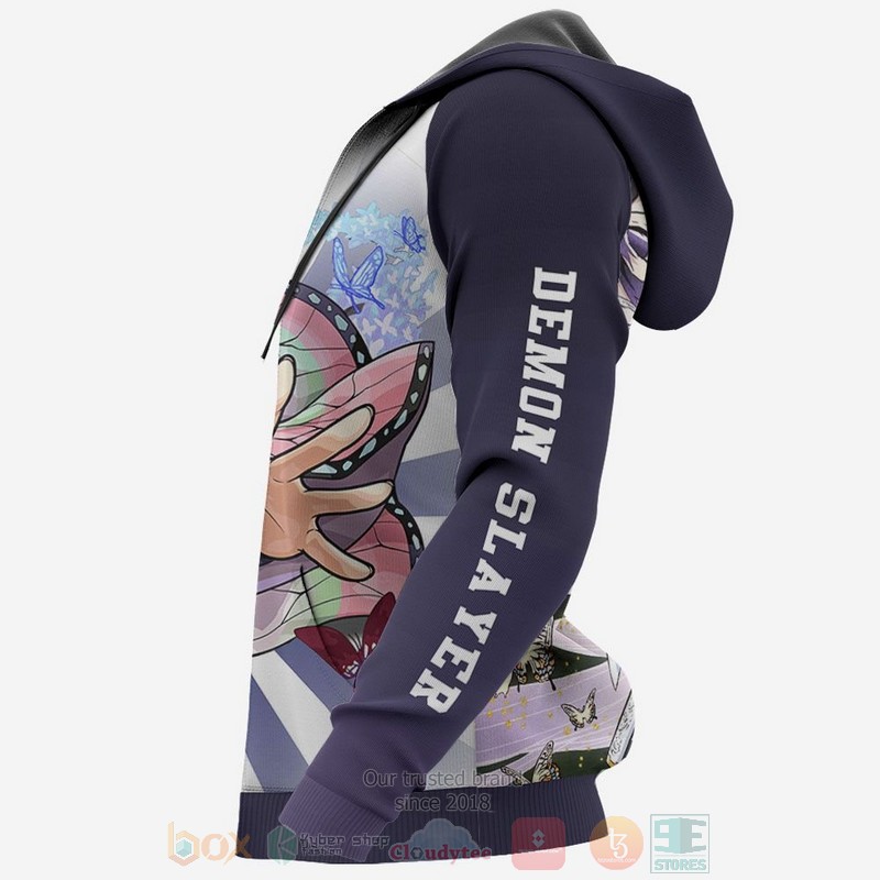 Shinobu Kochou Kimetsu Anime 3D Hoodie Shinobu Kochou Kimetsu Anime 3D Hoodie