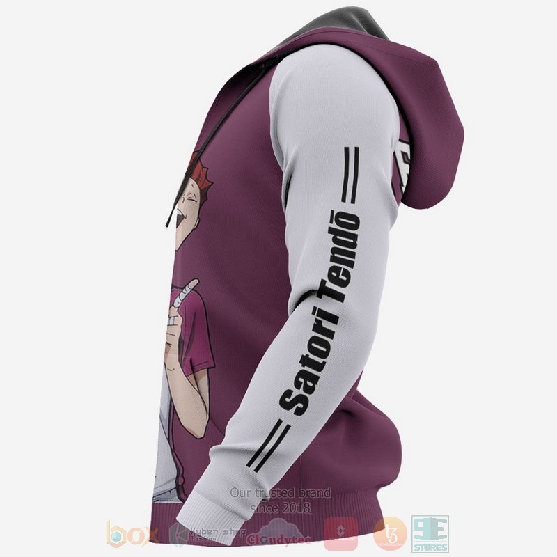 Shiratorizawa Satori Tendo Haikyuu Anime 3D Hoodie Shiratorizawa Satori Tendo Haikyuu Anime 3D Hoodie