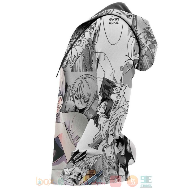 Shokugeki No Soma Nakiri Alice Food Wars Anime 3D Hoodie Shokugeki No Soma Nakiri Alice Food Wars Anime 3D Hoodie