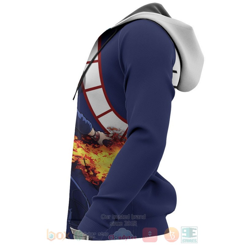 Shoto Todoroki Custom Anime My Hero Academia 3D Hoodie Shoto Todoroki Custom Anime My Hero Academia 3D Hoodie