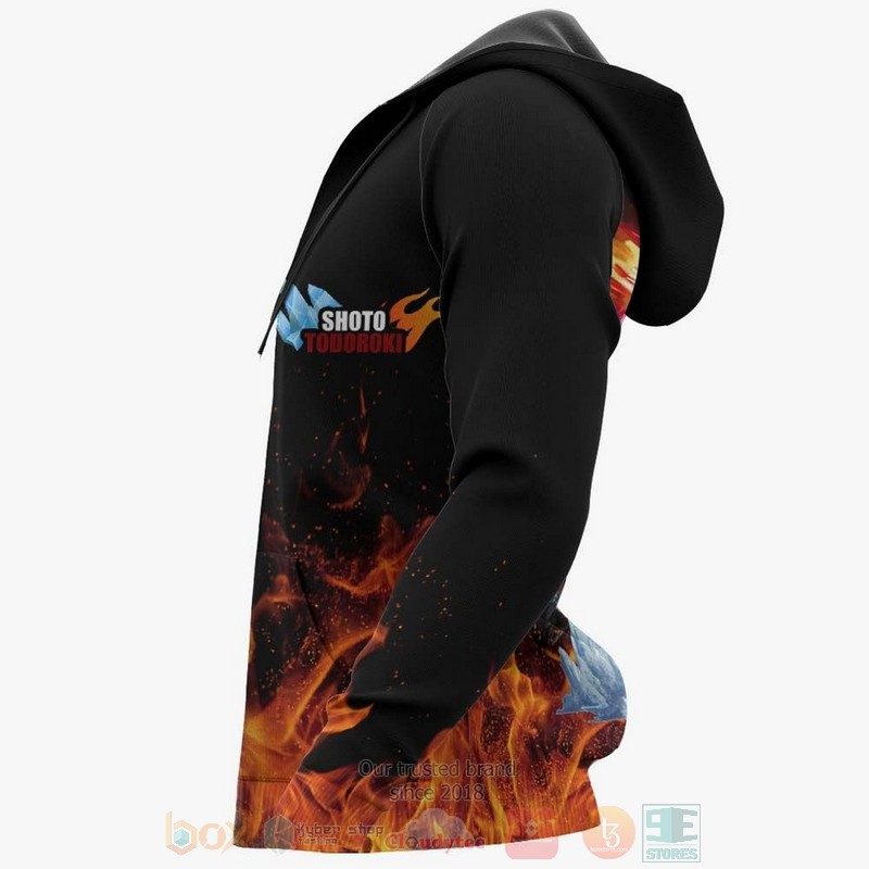 Shoto Todoroki Custom Ice And Fire My Hero Academia Anime 3D Hoodie Shoto Todoroki Custom Ice And Fire My Hero Academia Anime 3D Hoodie