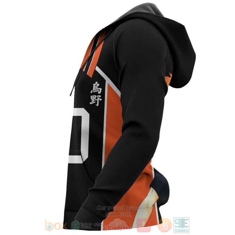 Shoyo Hinata Karasunos Haikyuu Anime 3D Hoodie Shoyo Hinata Karasunos Haikyuu Anime 3D Hoodie