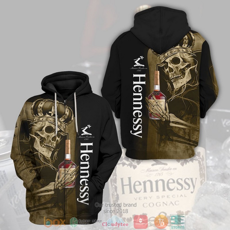 Skull King Hennessy 3D Shirt Skull King Hennessy 3D Shirt
