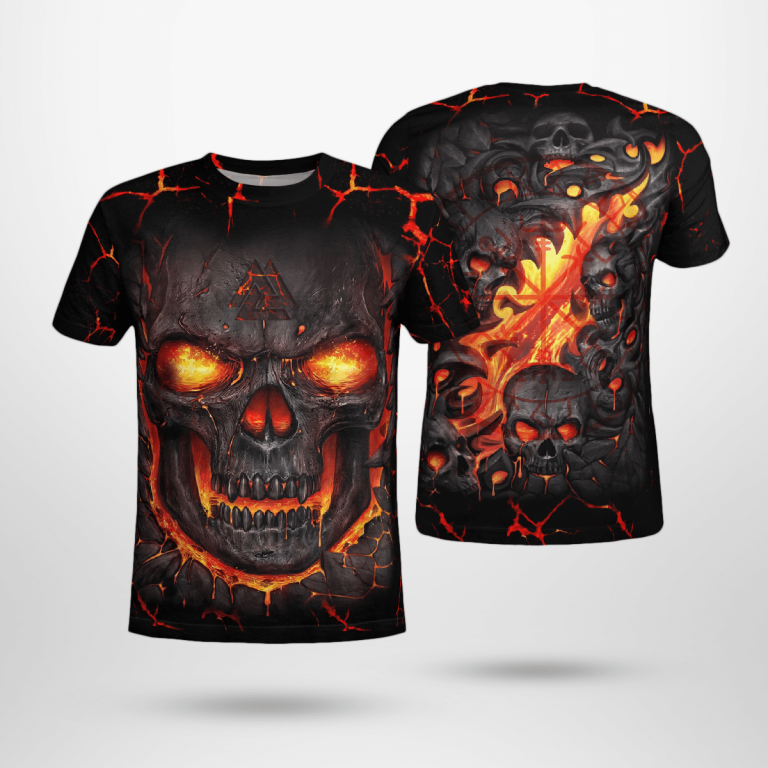 Skull-Lava-Valknut-Viking-3D-Shirt-Hoodie-2