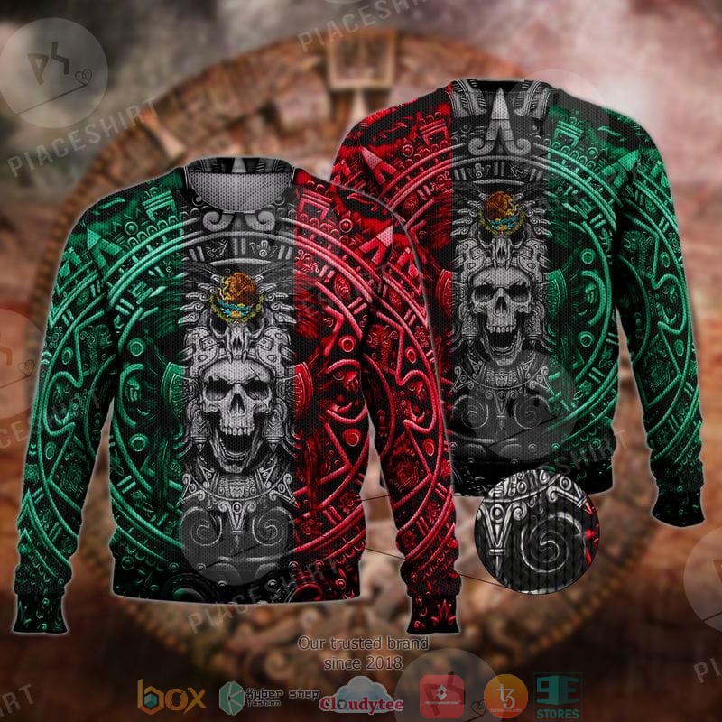 Skull Mexican Tribal 3D Shirt Skull Mexican Tribal 3D Shirt