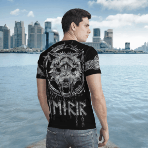 Skull Tree Of Life Fenrir Wolf 3D Shirt