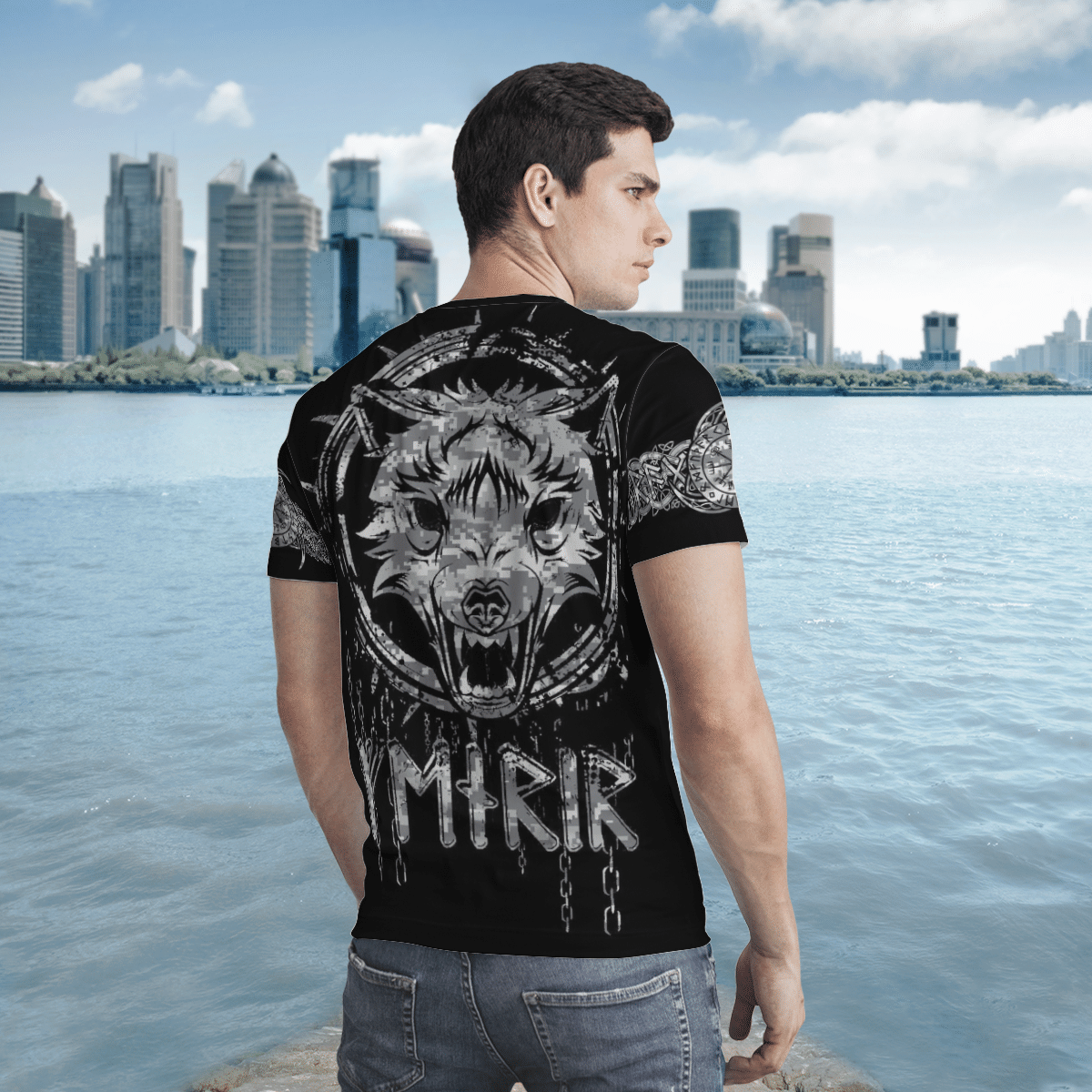 Skull Tree Of Life Fenrir Wolf 3D Shirt Skull Tree Of Life Fenrir Wolf 3D Shirt