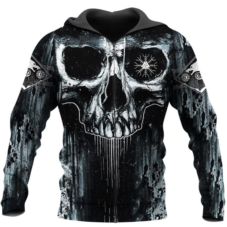 Skull-Viking-Valknut-3D-Shirt-Hoodie-3
