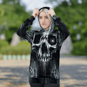 Skull Viking Valknut 3D Shirt