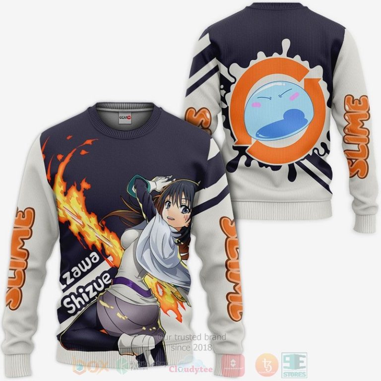 Slime-Izawa-Shizue-Tensura-Anime-3D-Hoodie-Bomber-Jacket-2
