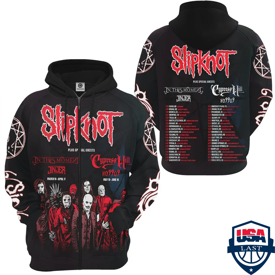 Slipknot Band Ver 6 3D Hoodie Apparel Slipknot Band Ver 6 3D Hoodie Apparel
