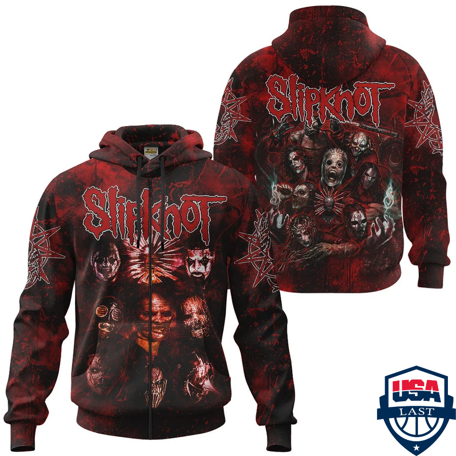 Slipknot Band Ver 8 3D Hoodie Apparel Slipknot Band Ver 8 3D Hoodie Apparel