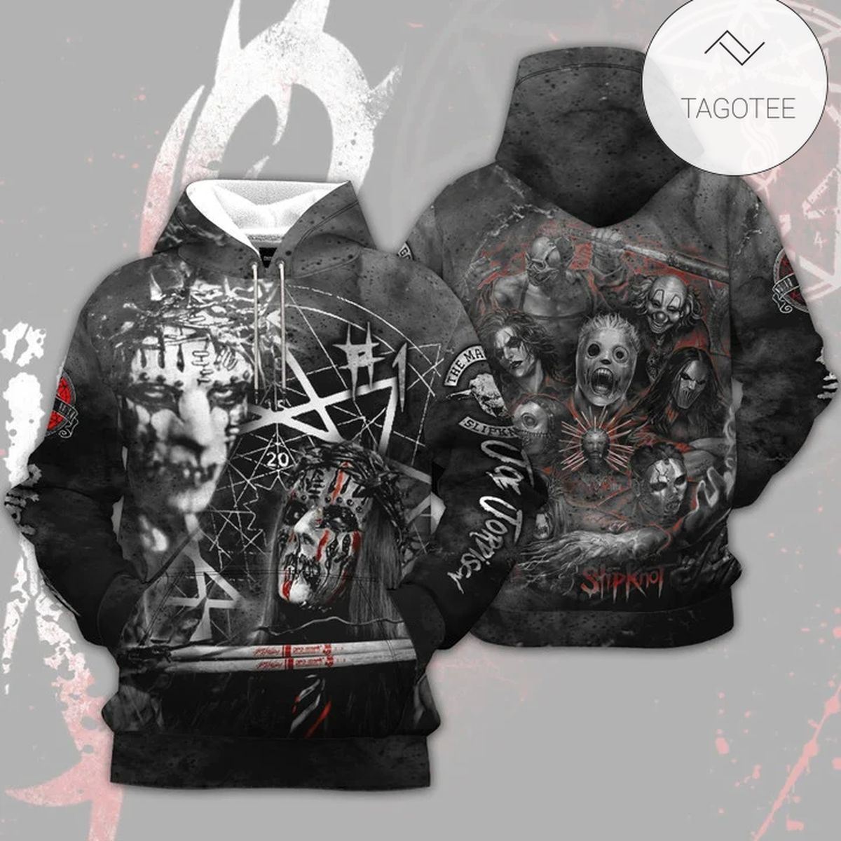 Slipknot Number 1 Hoodie Slipknot Number 1 Hoodie