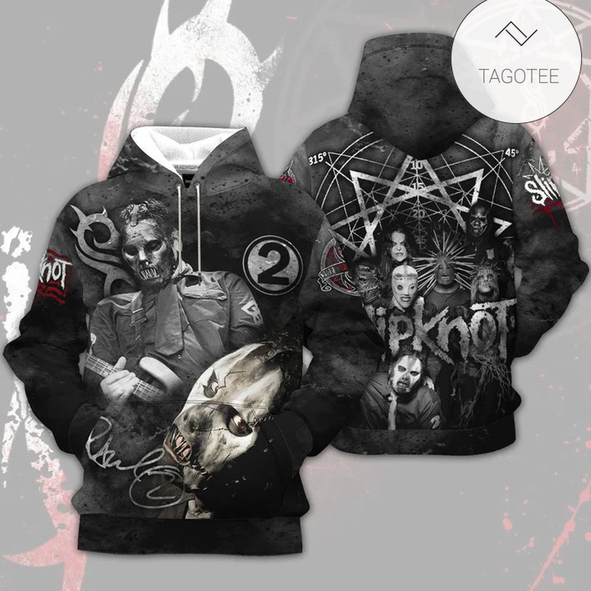 Slipknot Number 2 Hoodie Slipknot Number 2 Hoodie