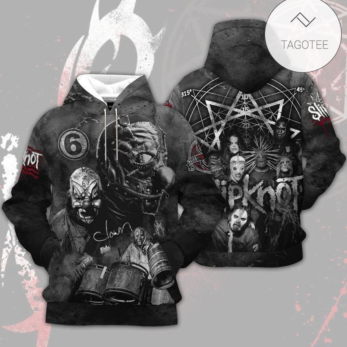 Slipknot Number 6 Hoodie Slipknot Number 6 Hoodie