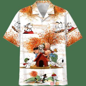 Snoopy And Charlie Brown Autumn Time 3D Shirt