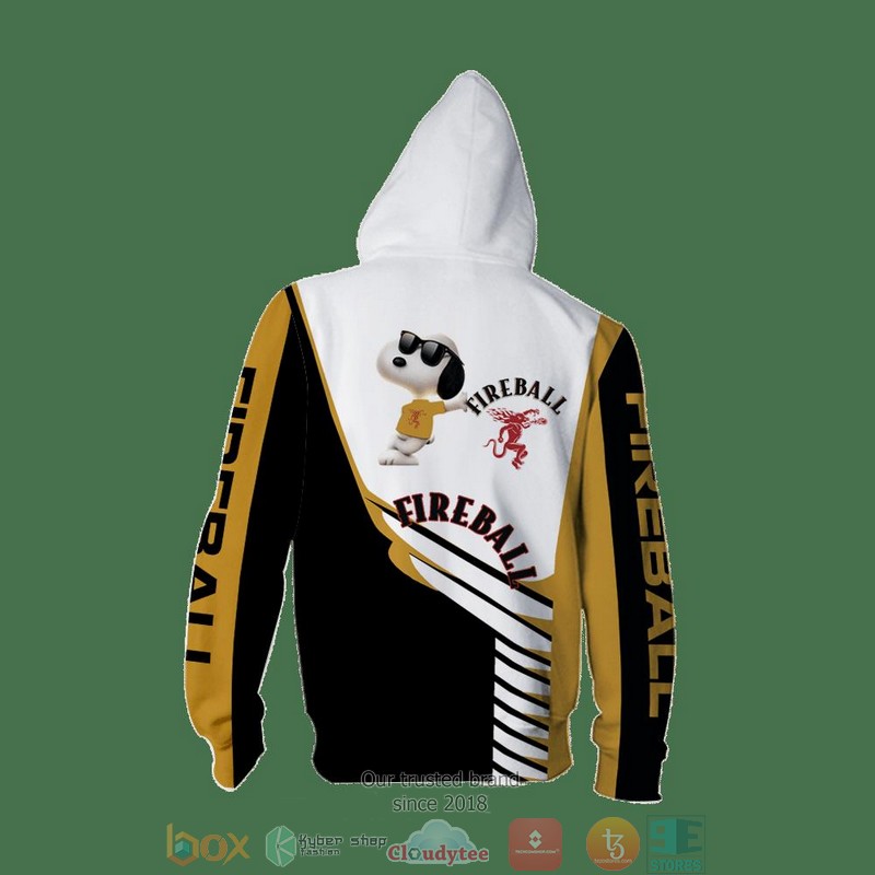 Snoopy Fireball Cinnamon Whisky 3D Shirt Snoopy Fireball Cinnamon Whisky 3D Shirt