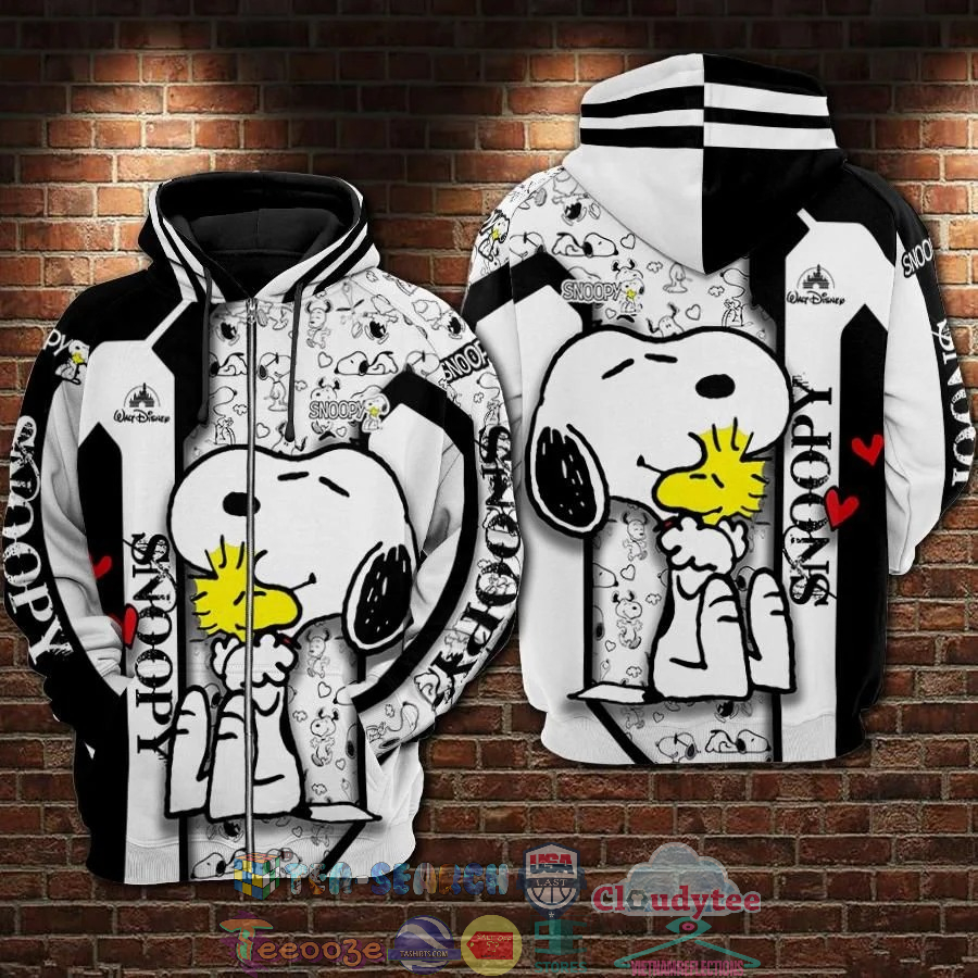 Snoopy Hug Woodstock 3D Hoodie Snoopy Hug Woodstock 3D Hoodie