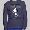 Snoopy Say A Bad Word About Autism Hoodie