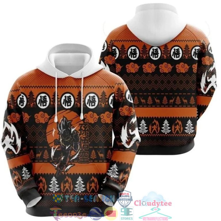 Son-Goku-Super-Saiyan-Fighting-Dragon-Ball-Christmas-Knitting-3D-Hoodie-2