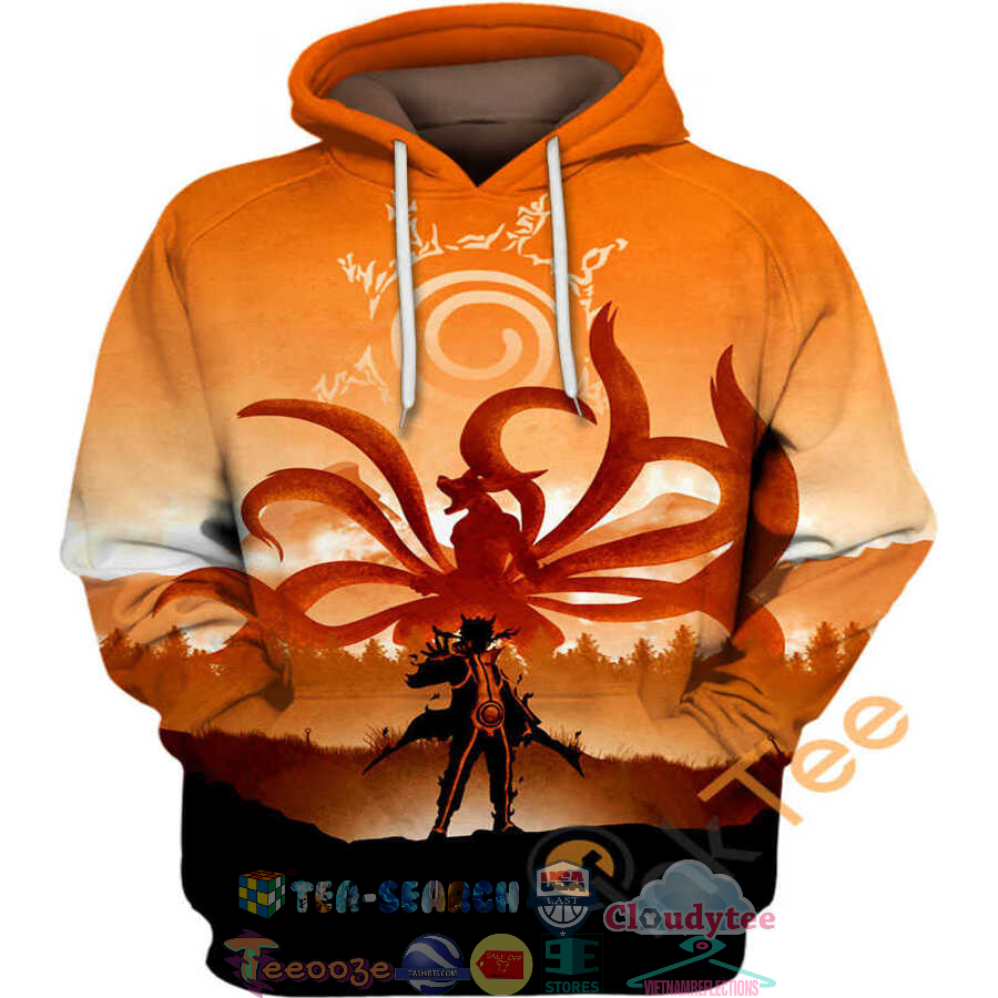 Soul Of Kurama Naruto Hoodie 3D Soul Of Kurama Naruto Hoodie 3D