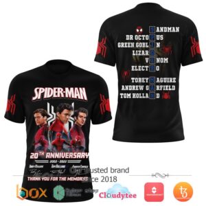 Spider-Man 20Th Anniversary 3D Hoodie