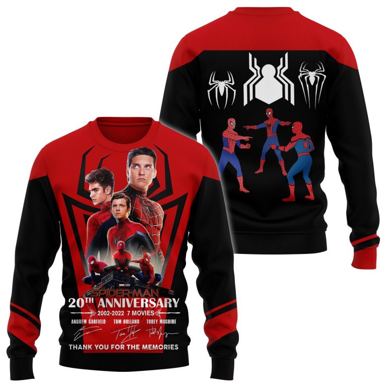 Spider-Man-20Th-Anniversary-Thank-You-For-The-Memories-3D-Shirt-Hoodie-2