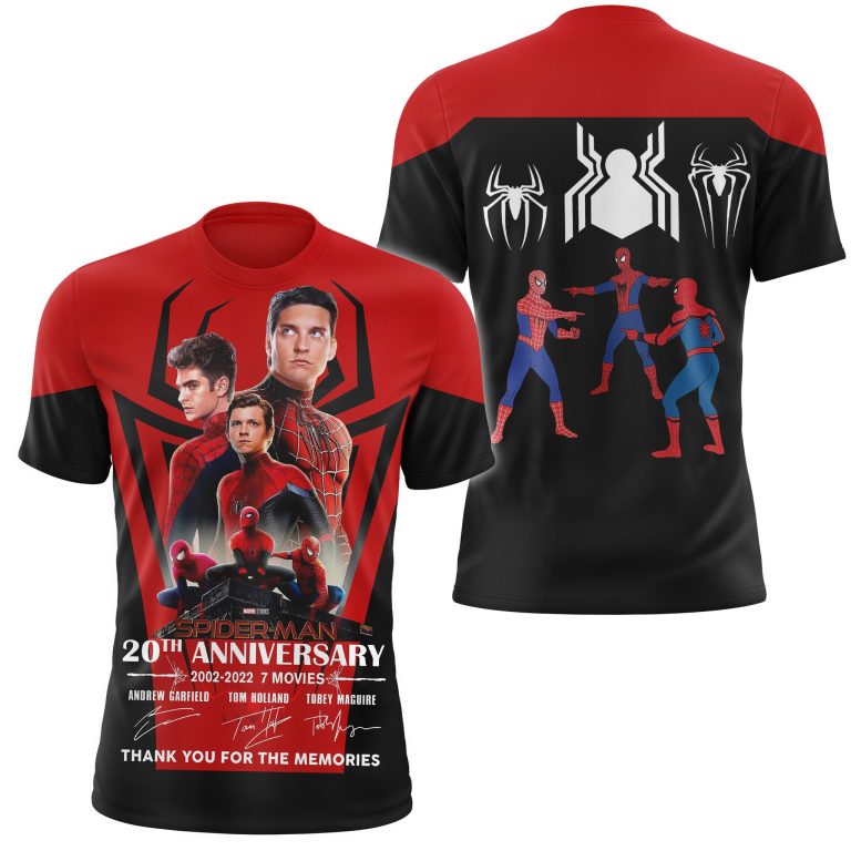 Spider-Man-20Th-Anniversary-Thank-You-For-The-Memories-3D-Shirt-Hoodie-3