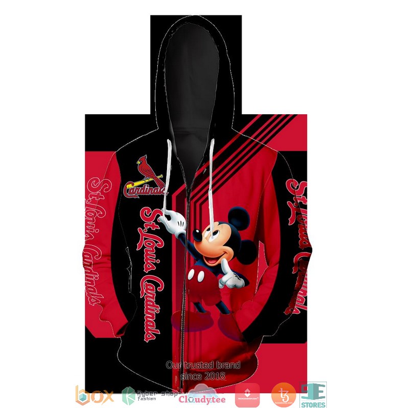 St. Louis Cardinals Mickey Mouse 3D Full All Over Print Shirt St. Louis Cardinals Mickey Mouse 3D Full All Over Print Shirt