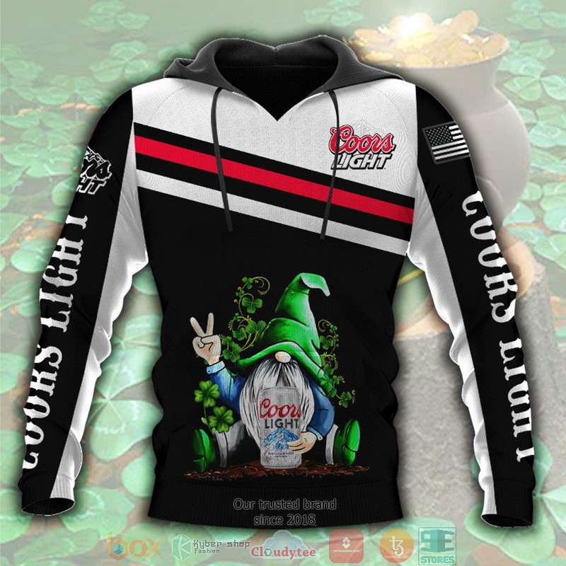 St. Patrick’S Day Gnome Coors Light 3D Hoodie St. Patrick’S Day Gnome Coors Light 3D Hoodie