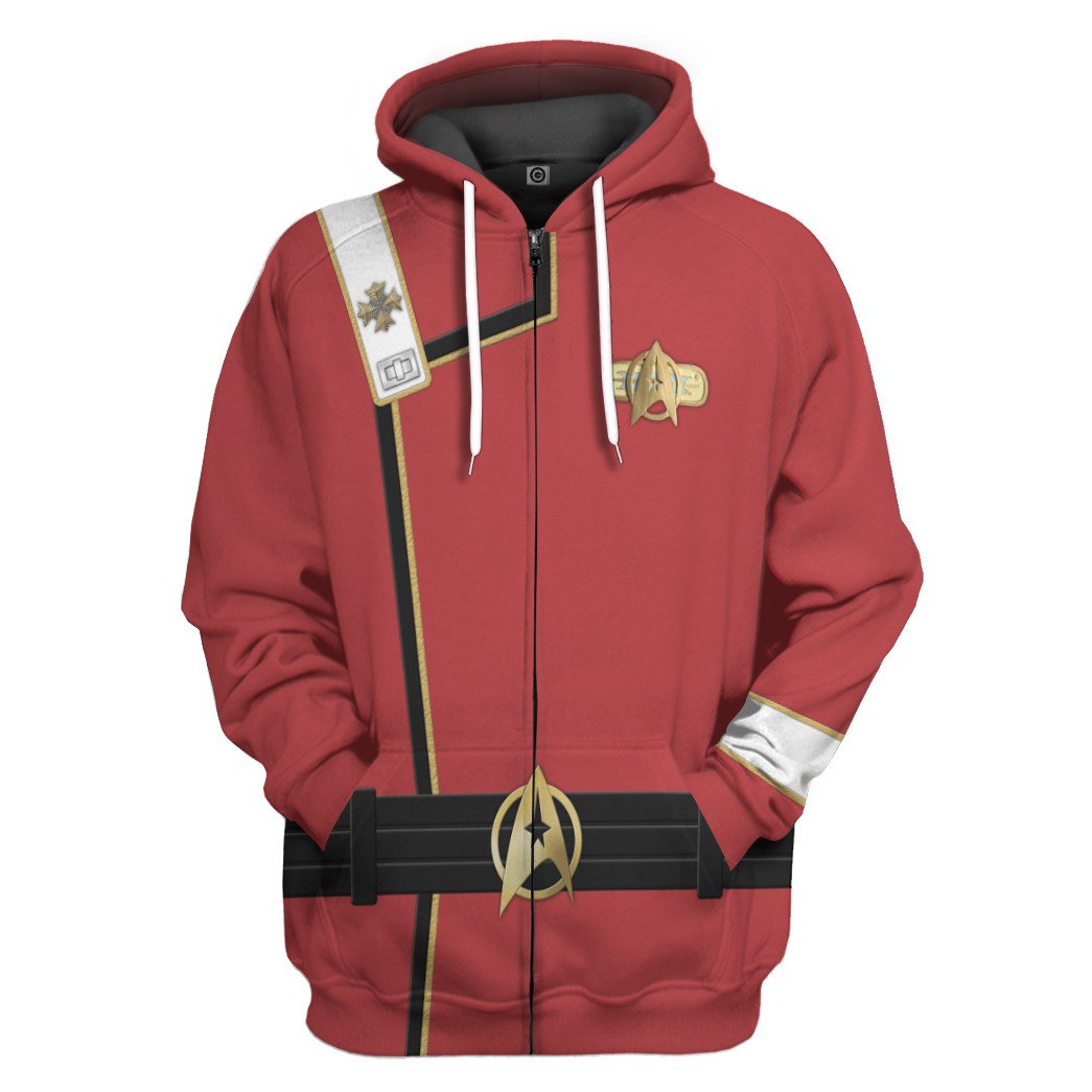 Star Trek Ii Vi Wrath Of Khan Starfleet Kirk Spock Red 3D Hoodie Star Trek Ii Vi Wrath Of Khan Starfleet Kirk Spock Red 3D Hoodie
